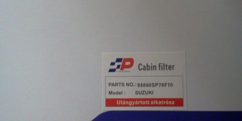 Suzuki Ignis, Wagon R+ Pollenszűrő 95860SP78F10 
95860-78F10 1900Ft